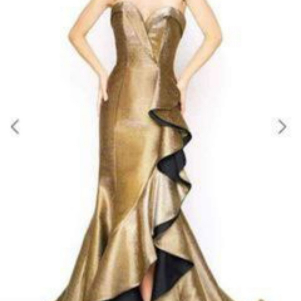 Brand New w/tags Size: 16 Color: Gold Original Price: $600
